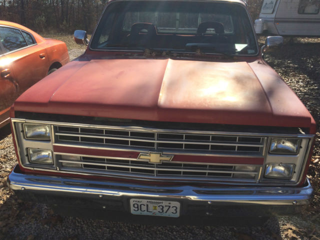 1985 Red Chevrolet C-10 Standard Cab Pickup