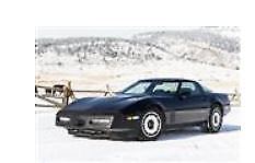 1985 Black Chevrolet Corvette