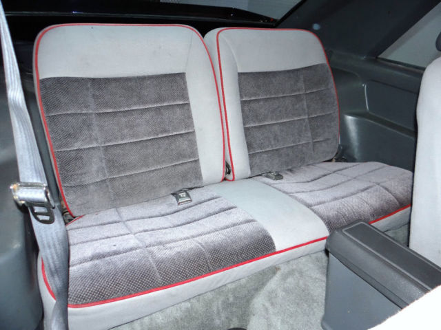 1985 Black Ford Mustang Hatchback