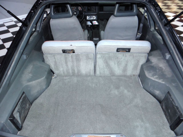 1985 Black Ford Mustang Hatchback