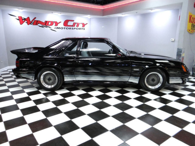 1985 Black Ford Mustang Hatchback