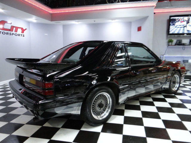 1985 Black Ford Mustang Hatchback