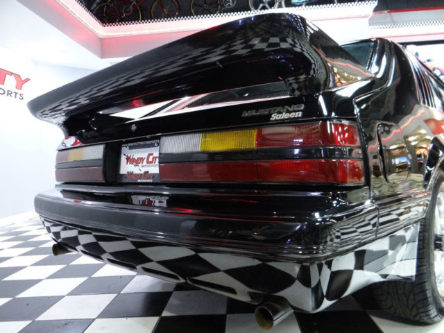 1985 Black Ford Mustang Hatchback