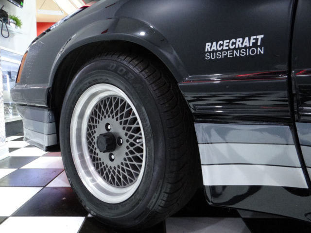 1985 Black Ford Mustang Hatchback