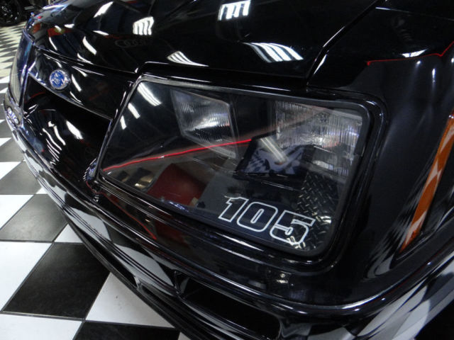 1985 Black Ford Mustang Hatchback