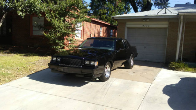 1985 BLACK Buick Grand National Coupe