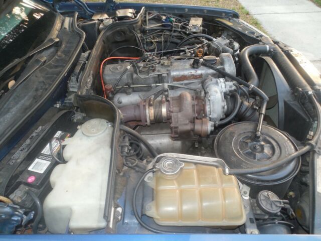 1985 Blue Mercedes-Benz 300-Series Sedan