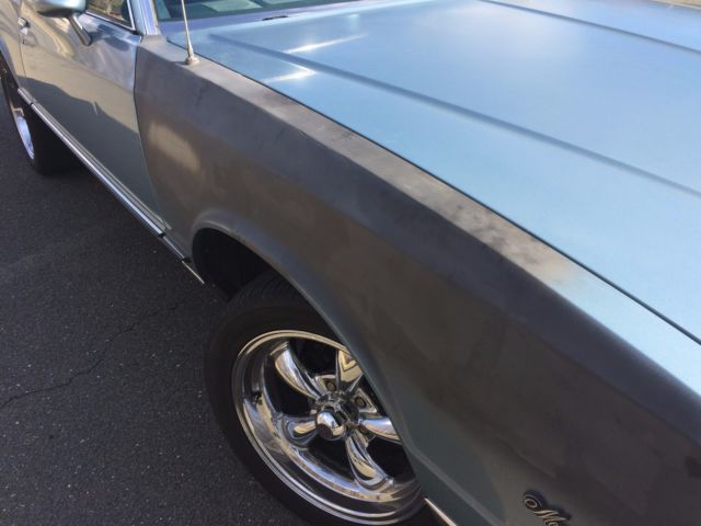 1985 Blue Chevrolet Monte Carlo Coupe