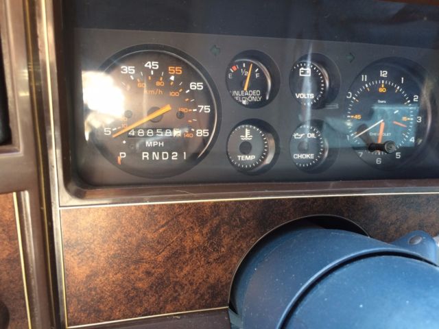 1985 Blue Chevrolet Monte Carlo Coupe