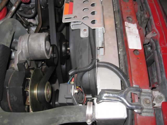 1985 Red Ford Mustang Convertible