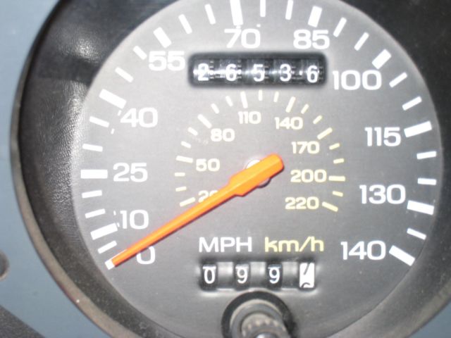 1985 Red Ford Mustang Convertible