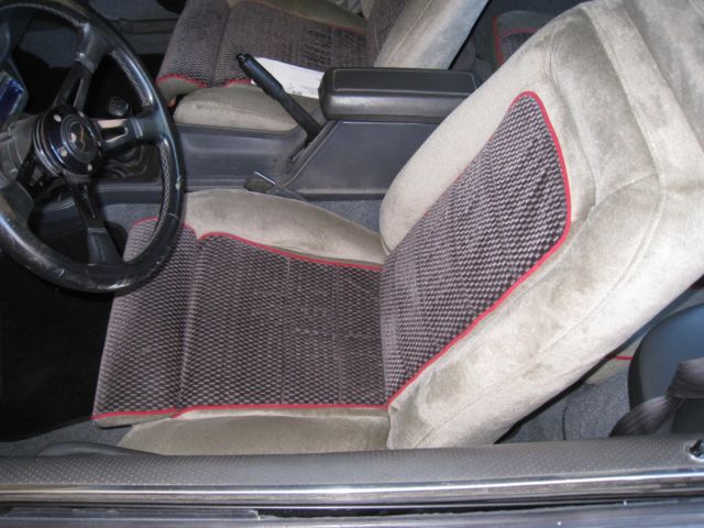 1985 Red Ford Mustang Convertible