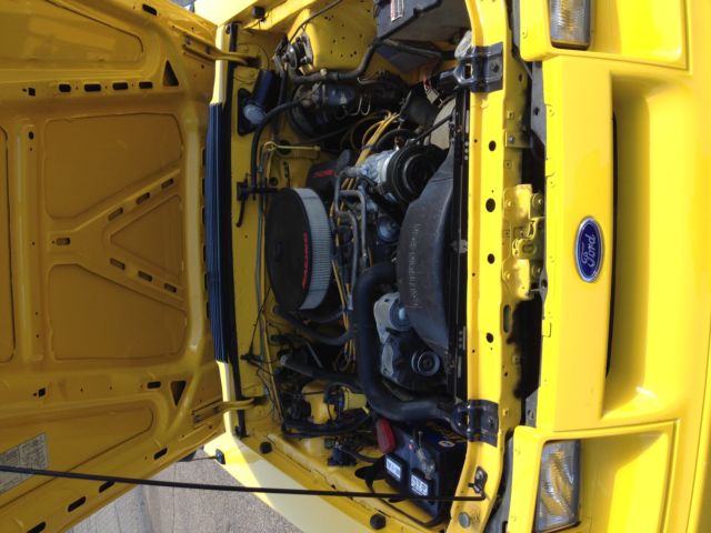 1985 Yellow Ford Mustang Convertible