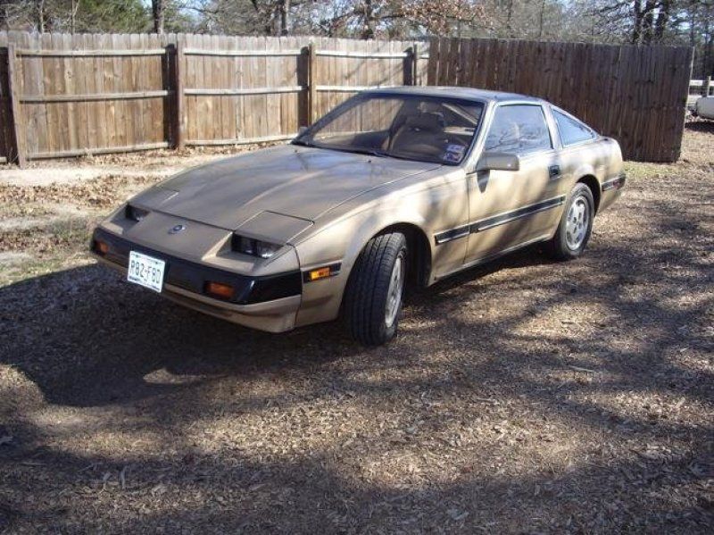 1985 Tan Nissan 300ZX Hatchback