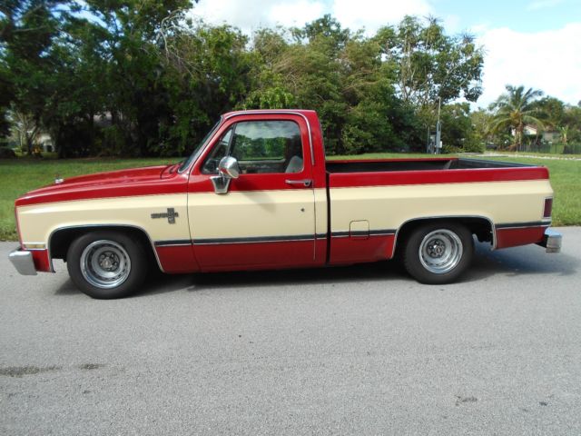 1985 Red Chevrolet C-10