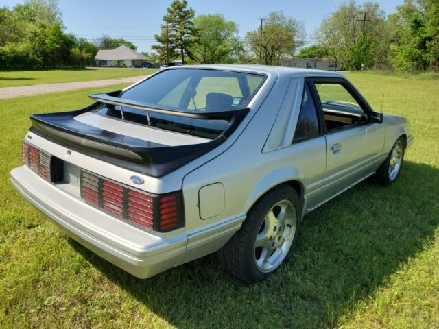 1985 Silver Ford Mustang Hatchback