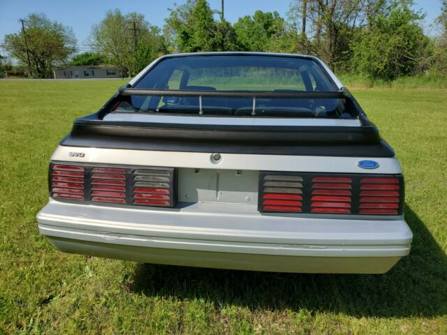 1985 Silver Ford Mustang Hatchback