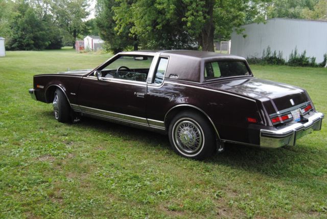 1985 Burgundy Oldsmobile Toronado Coupe