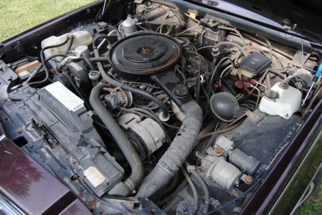 1985 Burgundy Oldsmobile Toronado Coupe