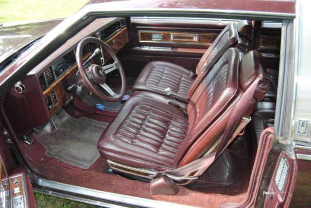 1985 Burgundy Oldsmobile Toronado Coupe