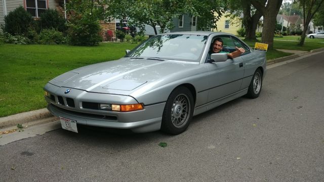 1991 Silver BMW 8-Series