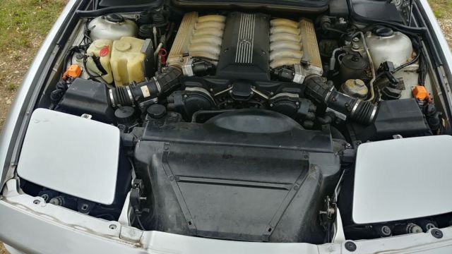 1991 Silver BMW 8-Series