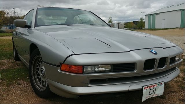1991 Silver BMW 8-Series