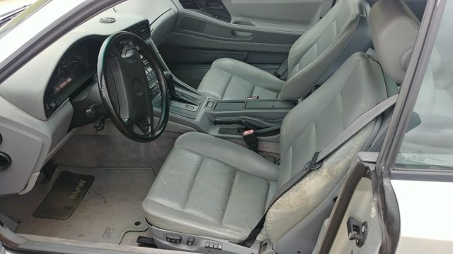 1991 Silver BMW 8-Series