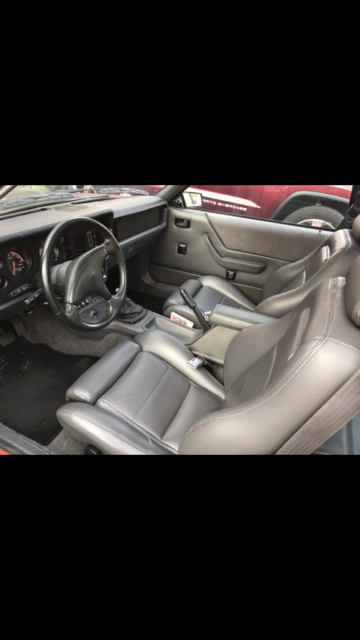 1985 Red Ford Mustang Coupe