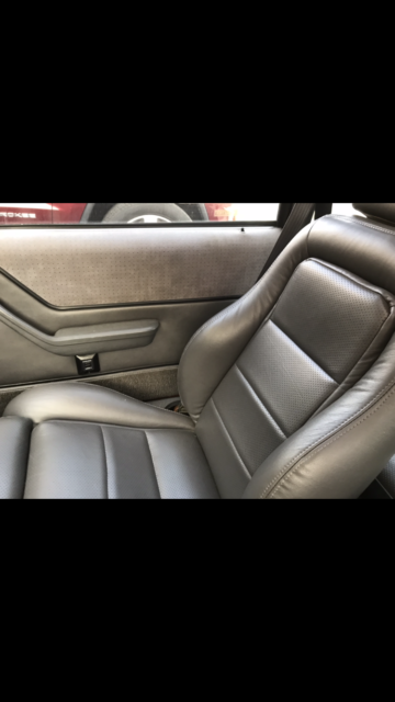 1985 Red Ford Mustang Coupe