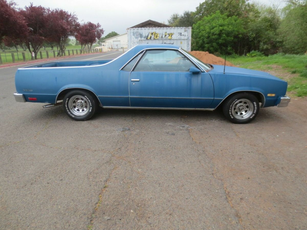 1986 Blue Chevrolet El Camino Standard Cab Pickup