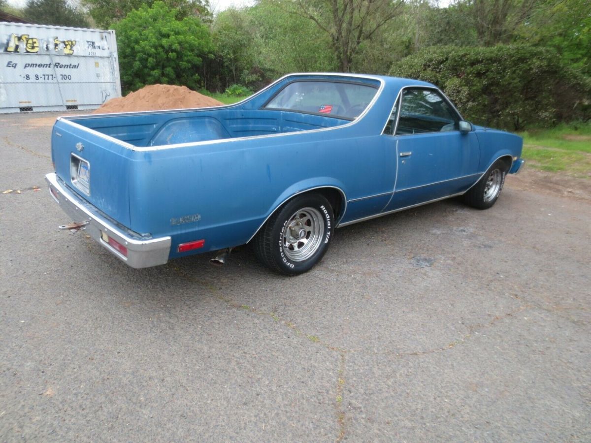 1986 Blue Chevrolet El Camino Standard Cab Pickup