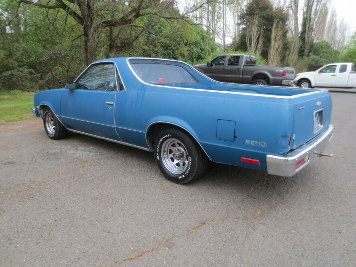 1986 Blue Chevrolet El Camino Standard Cab Pickup