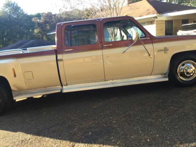 1986 Copper/Tan Chevrolet C/K Pickup 3500 Crew Cab Pickup