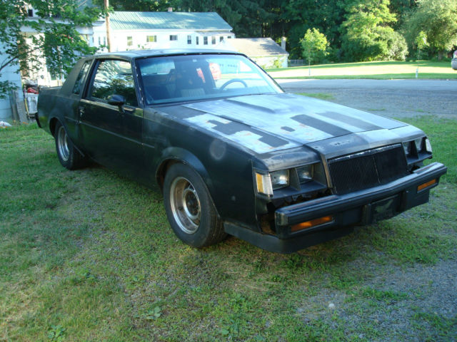 1986 Black Buick Grand National Coupe