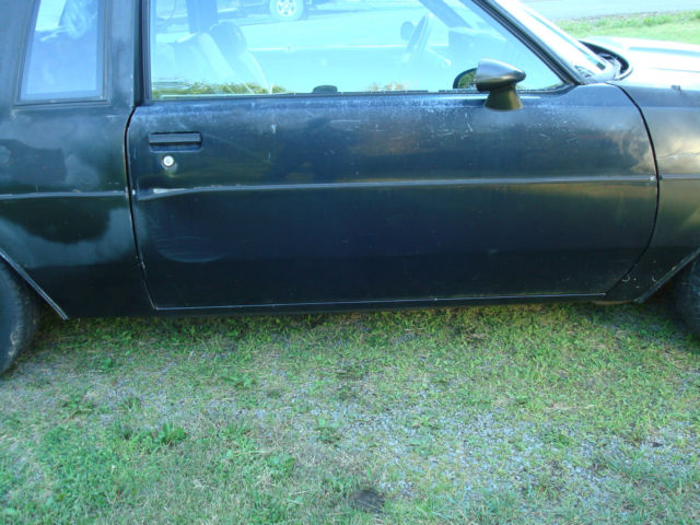 1986 Black Buick Grand National Coupe