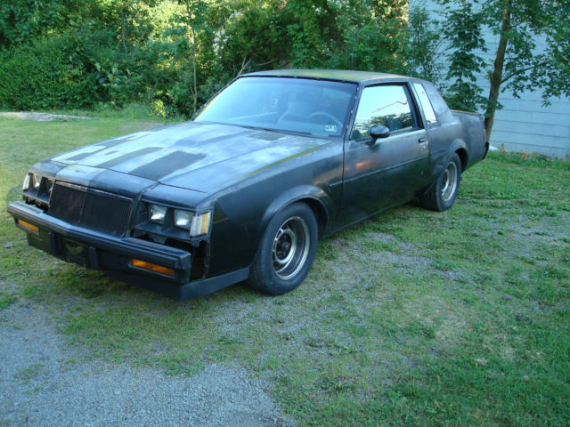 1986 Black Buick Grand National Coupe