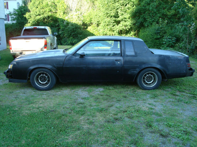 1986 Black Buick Grand National Coupe