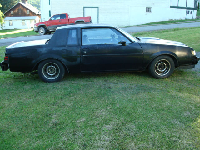 1986 Black Buick Grand National Coupe