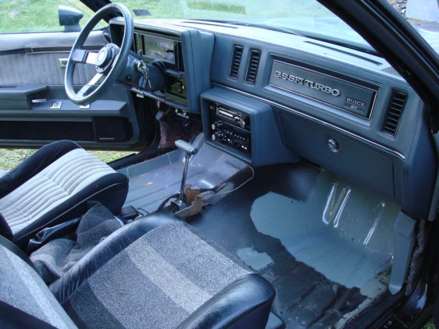 1986 Black Buick Grand National Coupe