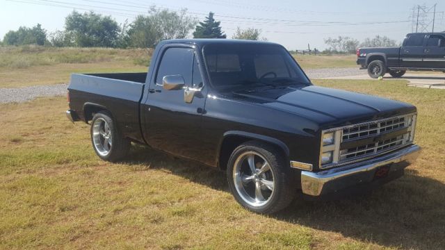 1986 Black Chevrolet C-10