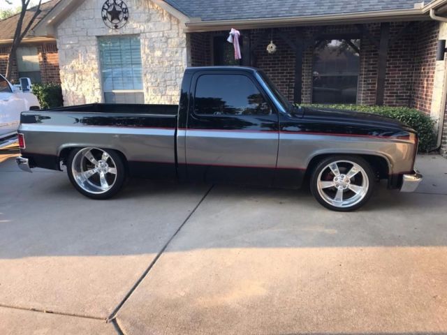 1986 Black Chevrolet C-10