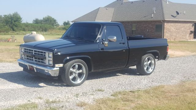 1986 Black Chevrolet C-10