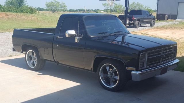 1986 Black Chevrolet C-10
