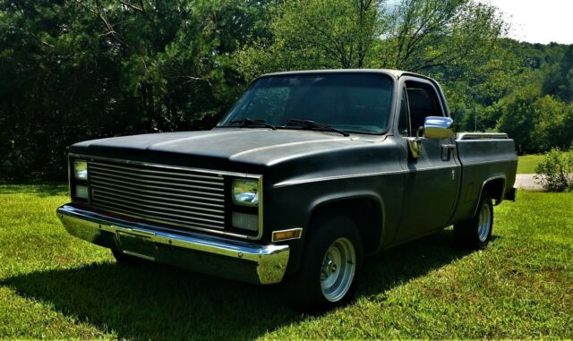1986 Black Chevrolet C-10 Standard Cab Pickup