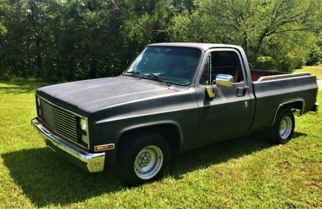 1986 Black Chevrolet C-10 Standard Cab Pickup