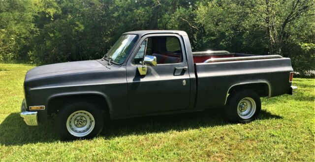 1986 Black Chevrolet C-10 Standard Cab Pickup