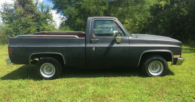 1986 Black Chevrolet C-10 Standard Cab Pickup