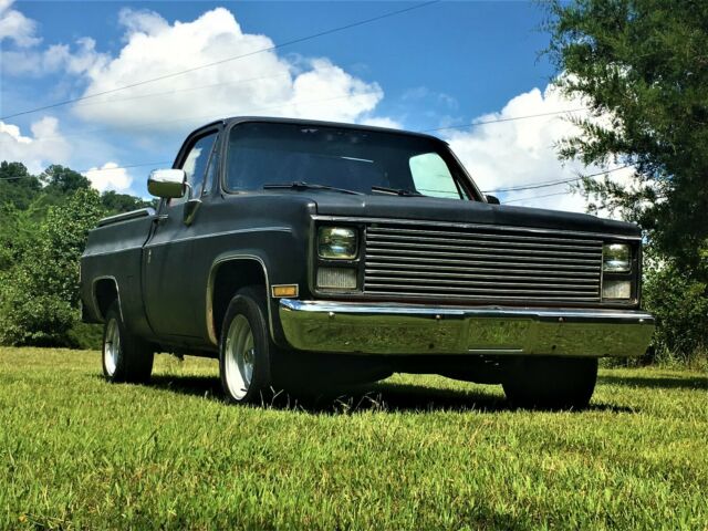 1986 Black Chevrolet C-10 Standard Cab Pickup