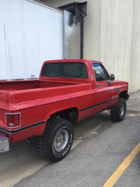 1986 Red Chevrolet Other Pickups Standard Cab Pickup